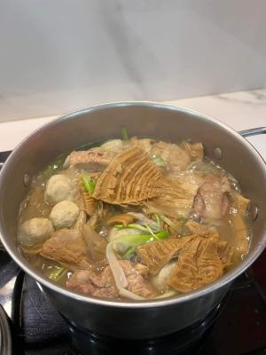 Măng nứa tép xào